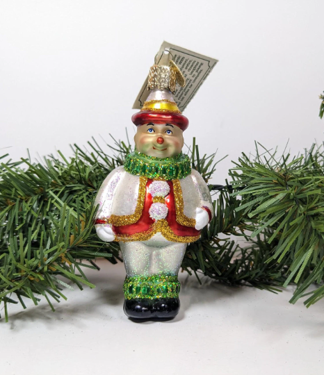 Jolly Clown Retired Old World Christmas Ornament