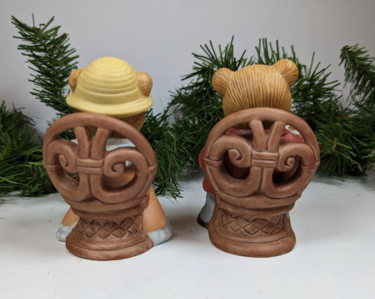 Vintage Homco Teatime Bears