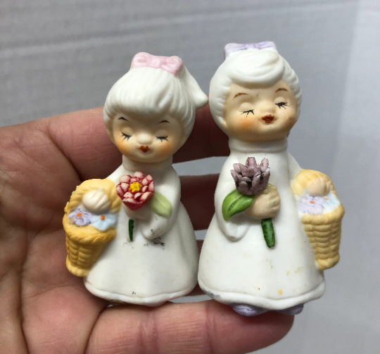 Vintage 1960's China Doll Figurines