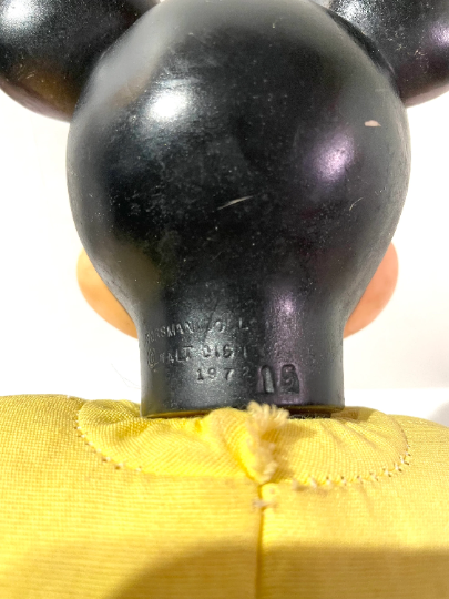 Vintage Mickey Mouse 1972 Pull String Doll