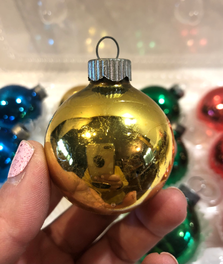 Vintage Shiny Brite Christmas Ornaments