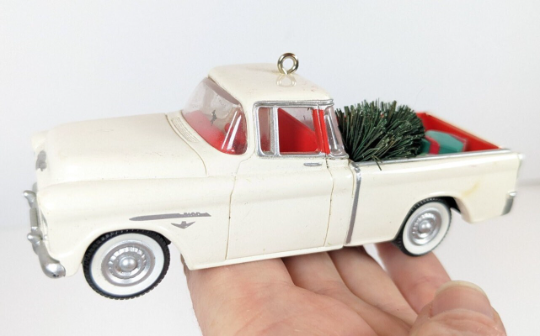 Vintage 1996 Hallmark Chevrolet Cameo All American Truck Ornament