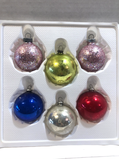 Vintage Shiny Brite Christmas Ornaments