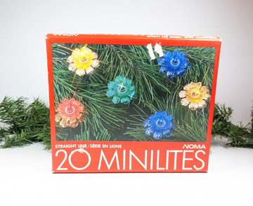 Vintage Noma Minilites Flower Christmas Light Stand