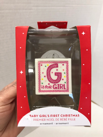 Baby Girls First Christmas Ornament American Greetings