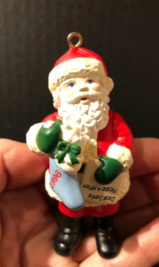 Santa's List - Hallmark Keepsake Ornament 1996