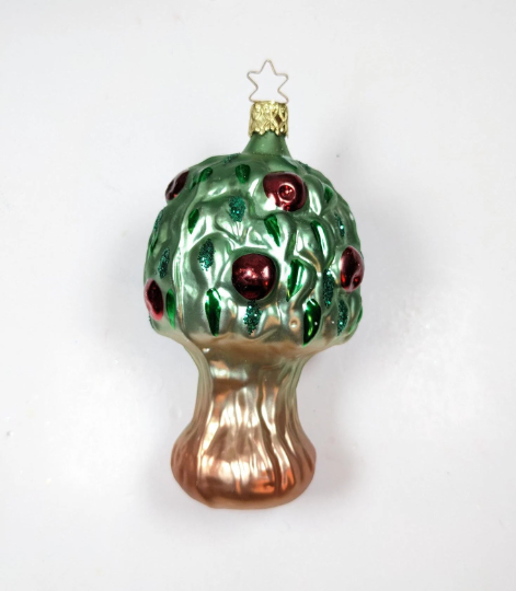 Vintage Inge Glas Apple Tree Christmas Ornament