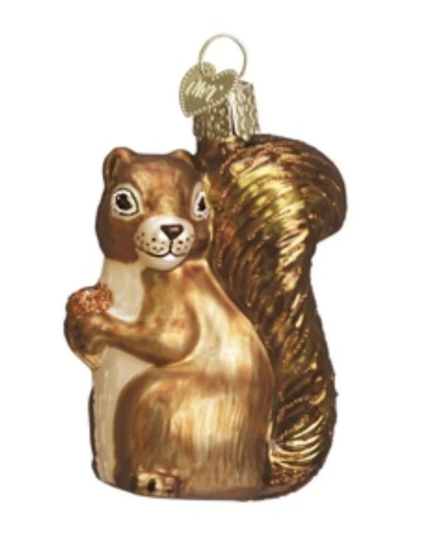 Squirrel Old World Christmas Ornament
