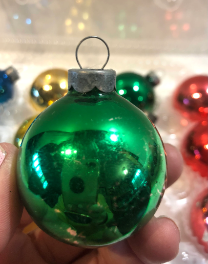 Vintage Shiny Brite Christmas Ornaments