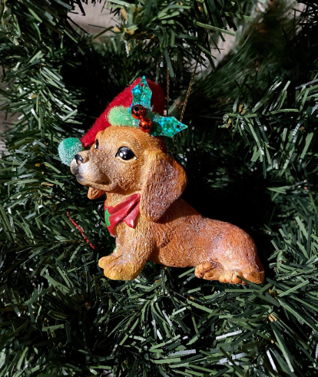 Dachshund Christmas Ornament