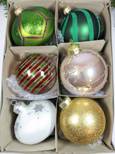 Vintage Large Christmas Ornaments