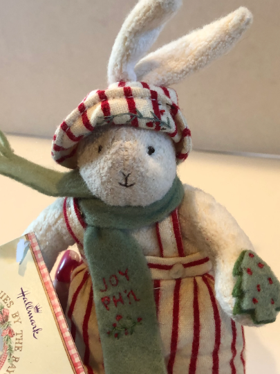 Joy Phil - Hallmark Collectible Christmas Bunny – Petal Pushers Nursery
