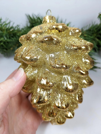 Large Pinecone Christmas Ornament