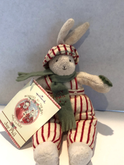 Joy Phil - Hallmark Collectible Christmas Bunny