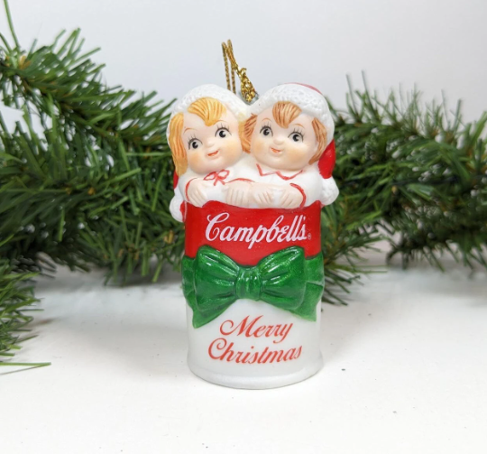 Vintage 1992 Kids in a Can Campbells Soup Ornament