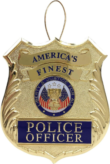 Police Officer Badge - Heroes Series Ornament