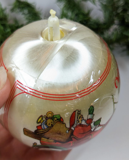 Vintage 1985 Santa Claus Model T Satin Ornament