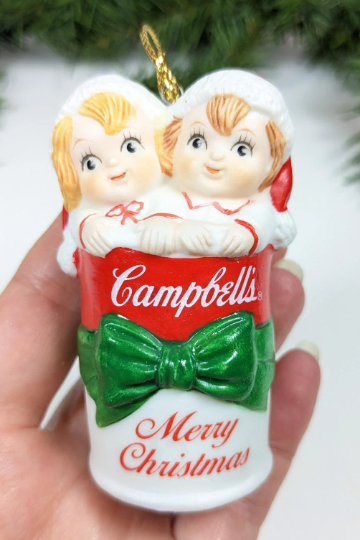 Vintage 1992 Kids in a Can Campbells Soup Ornament