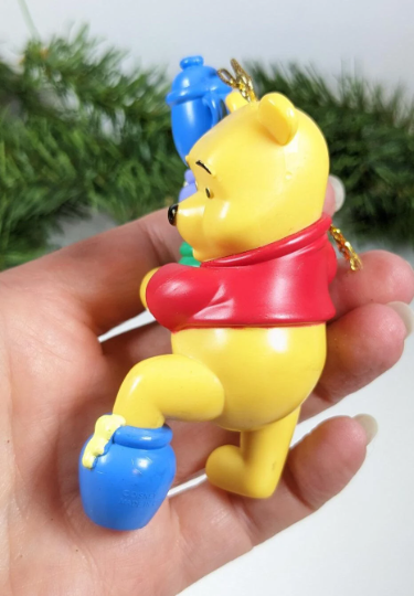 Vintage Winnie the Pooh with Honey Pot Christmas Ornament