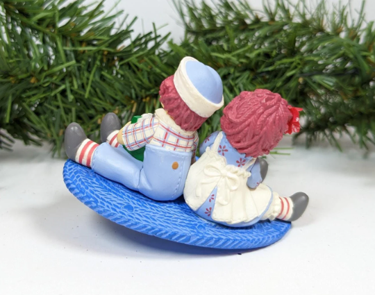 Raggedy Ann and Andy Clip-On - Hallmark Keepsake Ornament 2003