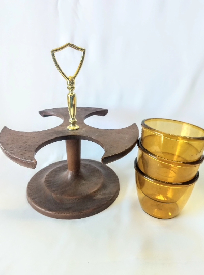 Vintage Thermo Serv 1960s MCM Condiment Caddy