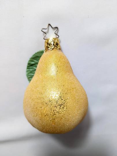 Pear Retired Old World Christmas Inge Glas Ornament