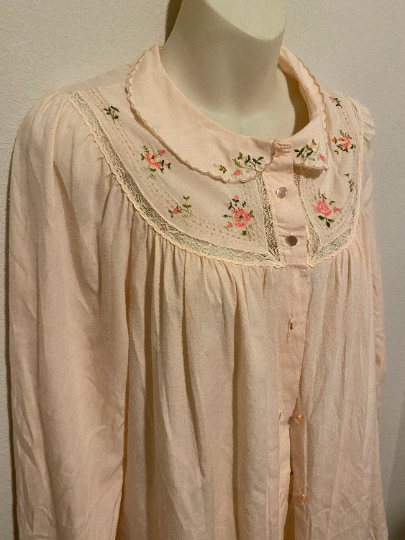 Vintage Barbizon Women's Light Pink Pajama Set