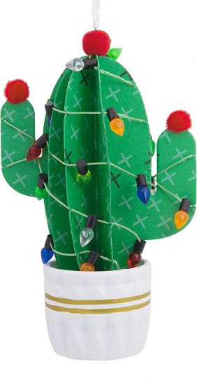 Paper Cactus - Hallmark Signature Ornament 2022