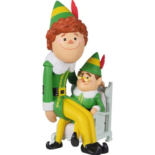 Papa Elf and Buddy the Elf - Hallmark Keepsake Ornament 2022