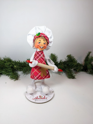 Sugar & Spice Chef Elf Hand Made Annalee Christmas Doll