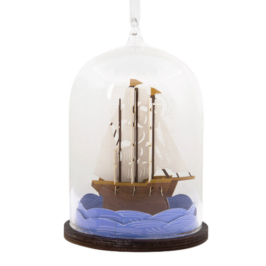 Ship in a Bottle - Hallmark Signature Ornament 2022