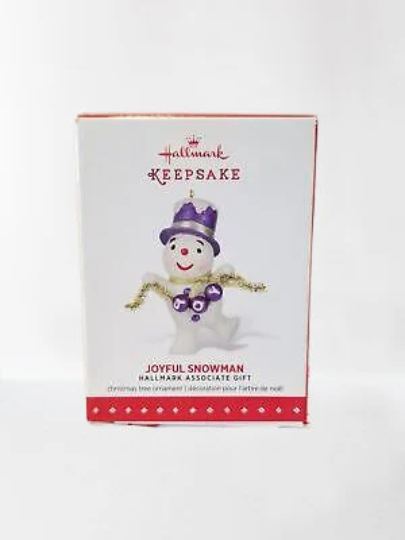 Joyful Snowman - Hallmark Keepsake Ornament 2015