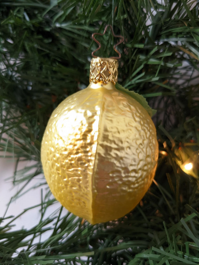 Lemon Retired Old World Christmas Inge Glas Ornament