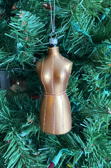 Mannequin Dress Form Christmas Ornament