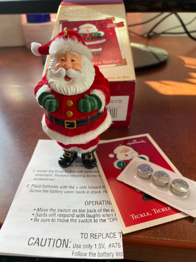 Tickle, Tickle Santa - Hallmark Keepsake Ornament 2002