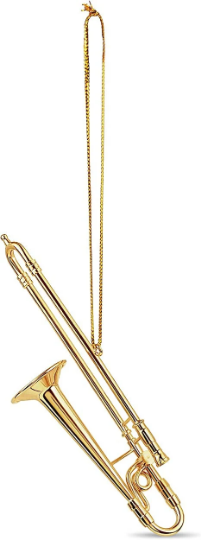 Gold Trombone - Broadway Gifts Co. Ornament