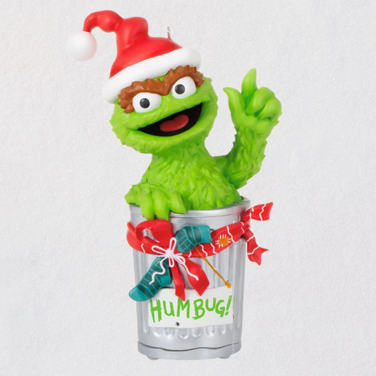 Oscar the Grouch Peekbuster - Hallmark Keepsake Ornament 2022