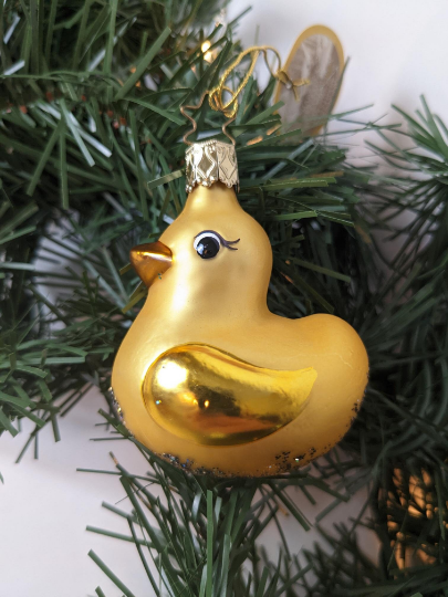 Rubber Duck Retired Old World Christmas Inge Glas Ornament