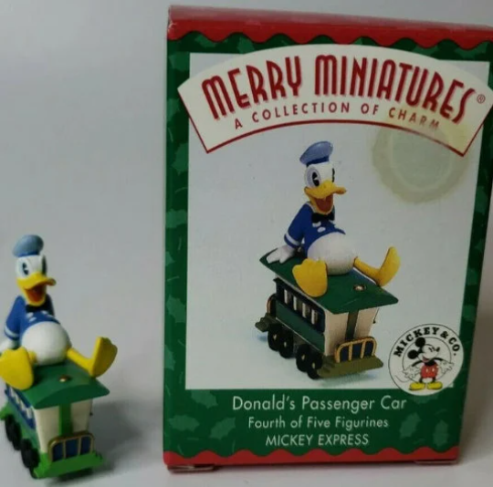 Donald's Passenger Car - Hallmark Merry Miniatures 1998