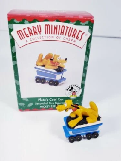 Pluto's Coal Car - Merry Miniatures - Hallmark Keepsake 1998