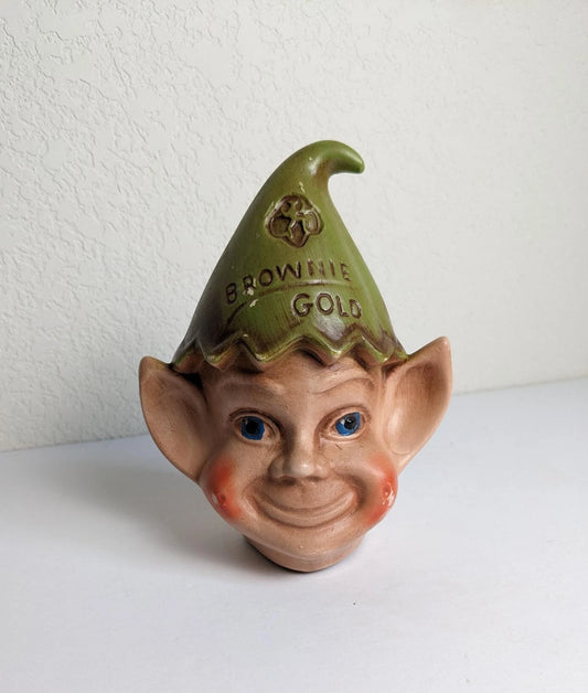 Vintage 1960's Brownie Gold Elf Bank