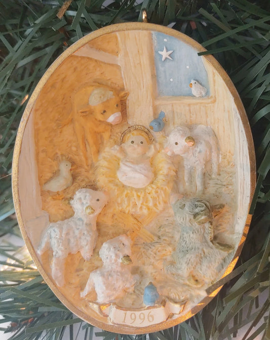 "Welcome Him" 1996 Hallmark Christmas Ornament