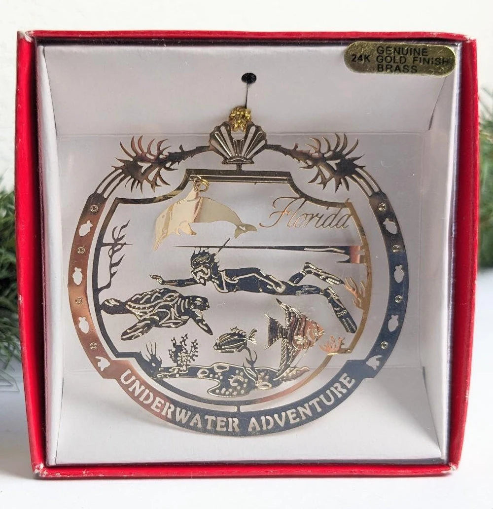 National Treasures Florida State Christmas Ornament