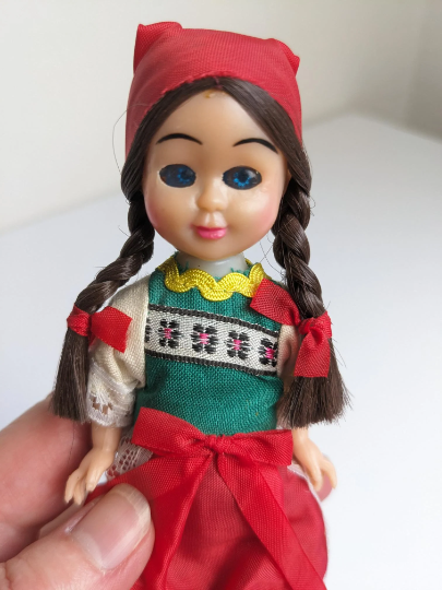 Vintage International Folk Sleepy Eye Doll