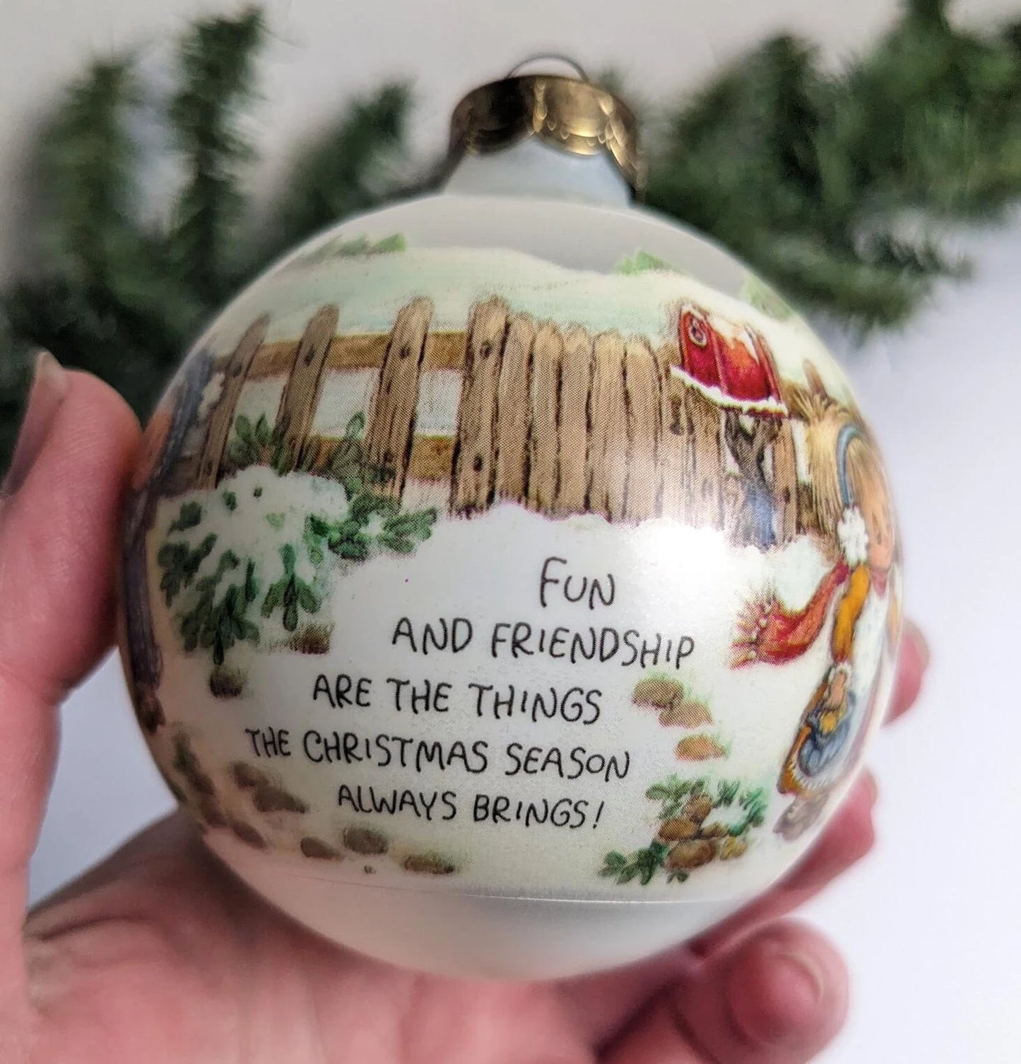 Fun and Friendship Christmas Ornament