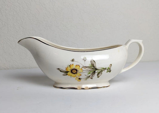 Antique Fine China Gravy Boat