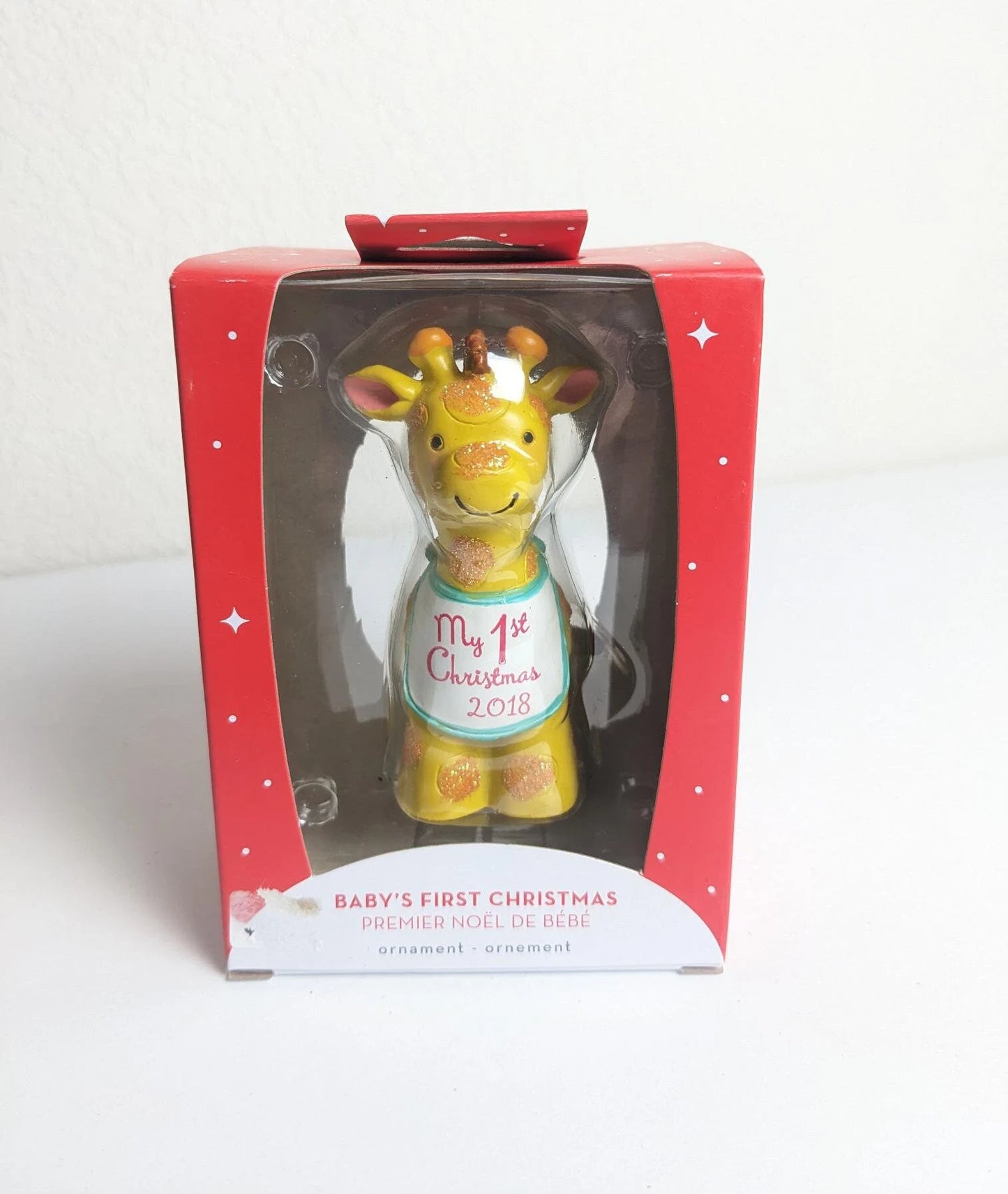 My 1st Christmas American Greetings Giraffe Ornament