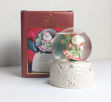 Lenox Santa Mini Christmas Snow Globe