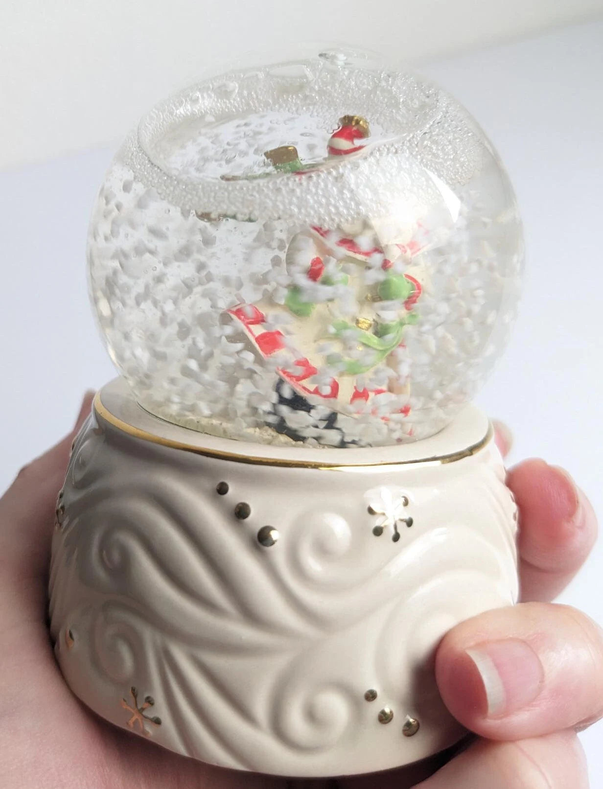 Lenox Santa Mini Christmas Snow Globe