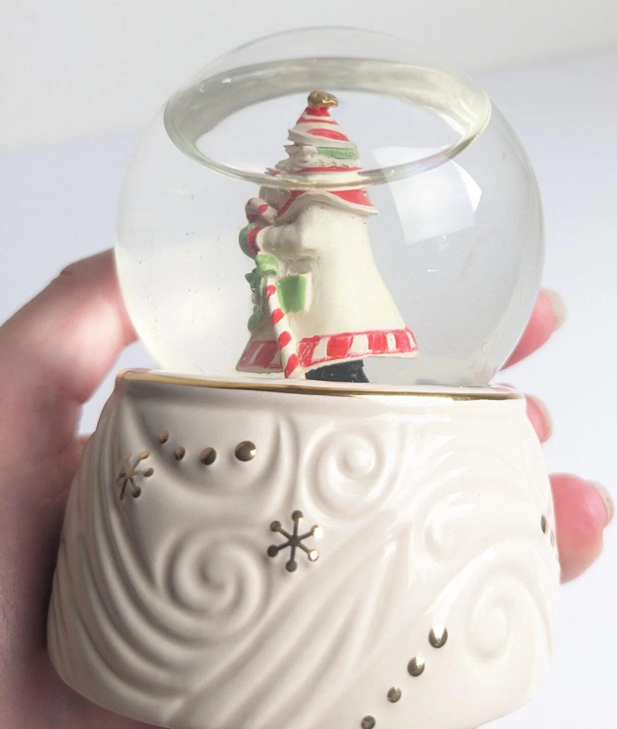 Lenox Santa Mini Christmas Snow Globe